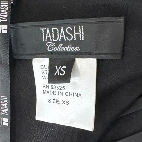 90s Tadashi Halter Cocktail Dress in Black - Picture 6 of 7